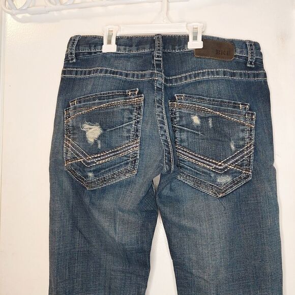 BKE Denim Aiden Bootleg Distressed Blue Jeans Men's Size 29/R - Picture 7 of 15